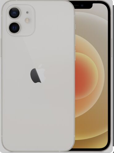 lalafo iphone 12: IPhone 12, Б/у, 128 ГБ, Белый, 80 %