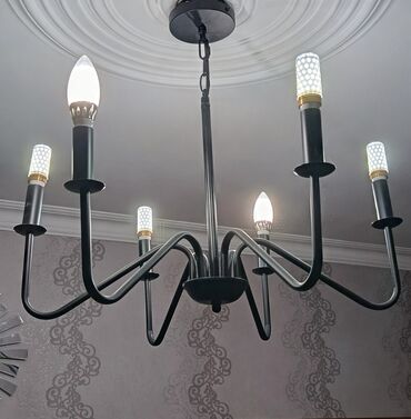 Kabrolar: Çılçıraq, 6 lampa, Metal