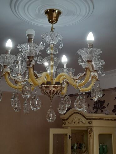 Çilçıraqlar: Çılçıraq, 6 lampa, Xrustal