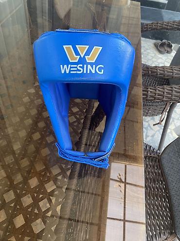 юфс пояс: Шлем для головы WESING (синий) - Тип: шлем для единоборств - — 3