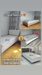 Divanlar: Yeni, Təknəfərlik çarpayı, Matras ilə lalafo.az -da Divanlar: Yeni, Təknəfərlik çarpayı, Matras ilə