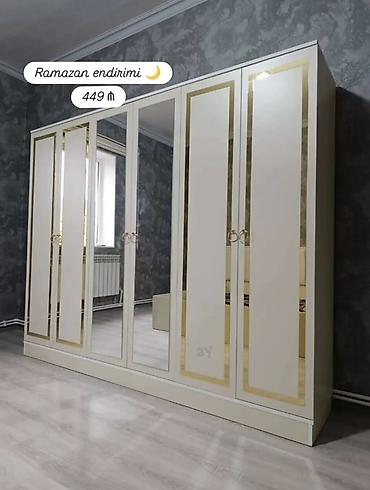qapi demir qapi seyf qapi: Yeni, 6 qapı, Güzgülü, Açılan, Düz dolab — 5