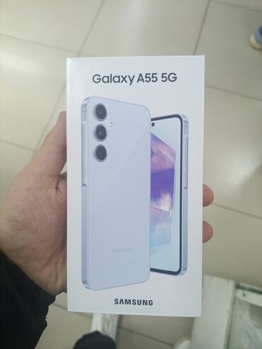 Samsung: Samsung Galaxy A55, Новый, 256 ГБ, 2 SIM