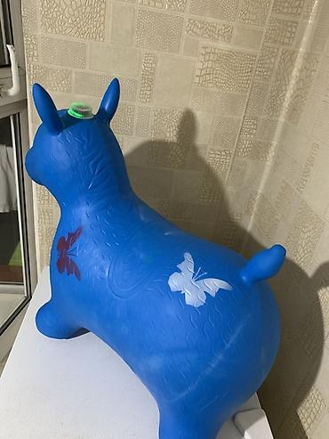 crazy cart: Детский надувной прыгун в виде лошадки Яркая игрушка-прыгун для — 4