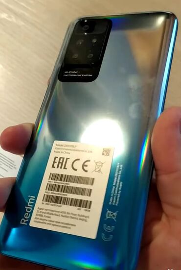 холодильное оборудование бишкек: Redmi, Redmi 10, Колдонулган, 128 ГБ, түсү - Көк, 2 SIM