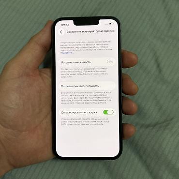 Apple iPhone: IPhone 13, Б/у, 128 ГБ, Черный, 91 % — 9