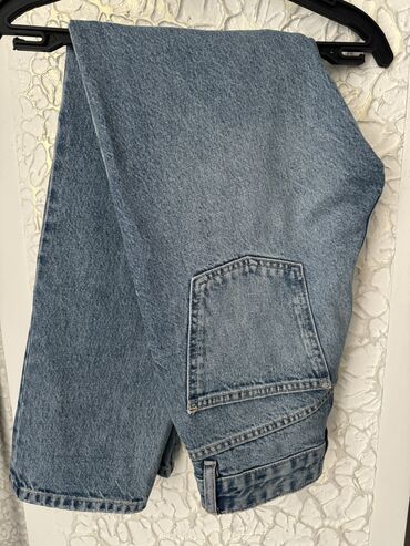 мужские джинсы с высокой талией: Прямые, Высокая талия