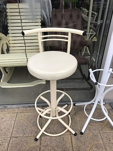 bar şkaf: Bar taburesi – metal konstruksiyalı, dairəvi oturacaqlı, bel dayaqlı — 2