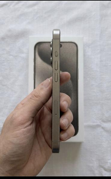 iphone barter: IPhone 15 Pro Max, 256 GB, Natural Titanium, Simsiz şarj, Face ID — 5