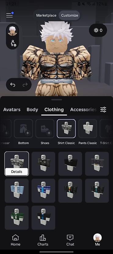Бөбөктөр үчүн топтомдор: Набор для Roblox Avatar: скин и анимации в стиле «мускулистый боец» — 4