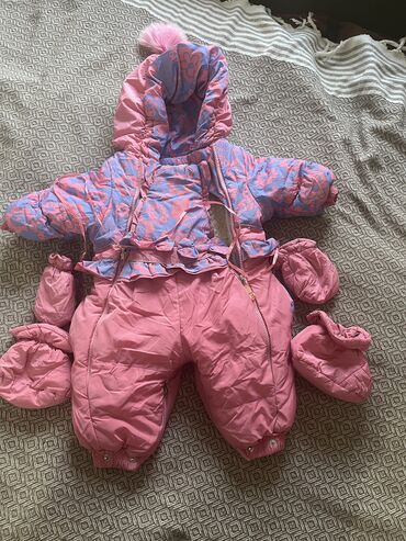 Другие детские вещи: Детские вещи с 0 до 2-3 лет,на девочку! Комбинезоны на зиму розовый — 25