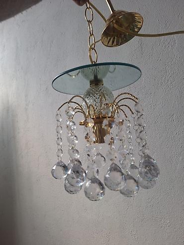 bitgi işığı: Çılçıraq, 1 lampa, Xrustal — 5