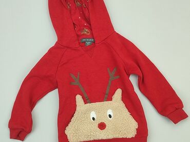 strój kąpielowy z falbanką i wysokim stanem: Sweatshirt, Primark, 1.5-2 years, 86-92 cm, condition - Very good