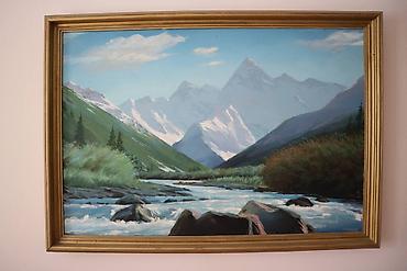 Картины: Большая картина (масло) Размеры: 117 x 83 В хорошем состоянии (нюансы — 2