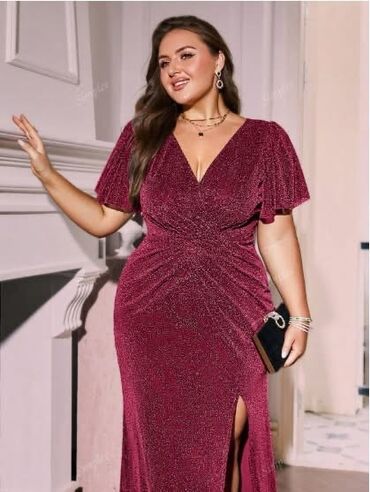 Haljine: Cena 4300 din. Zelena i crvena boja Vel 0XL,1XL,2XL,3XL,4XL,5XL — 9