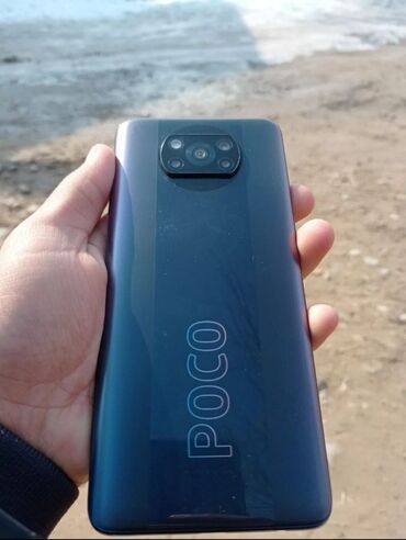 бишкек телефоны: Poco X3 Pro, Колдонулган, 128 ГБ, түсү - Көк, 2 SIM