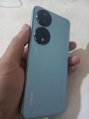 telafon: Honor X7b, 128 GB, rəng - Göy, Sensor, Barmaq izi, Face ID