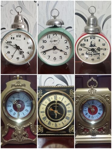 редкие часы: Продаю советские будильники, кварцевые, рабочие. Цена по 2000 сом