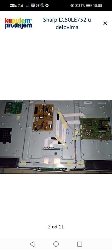 Televizori: Sharp LC50LE752 – delovi Dostupni originalni delovi sa modela: - Main — 3