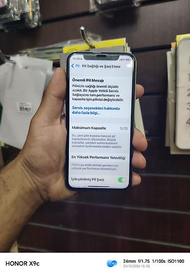 ipone 8 plus: IPhone X, 256 GB, Gümüşü, Face ID — 6