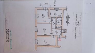 ленинский квартира: 3 бөлмө, 65 кв. м, Сталинка, 3 кабат, Косметикалык ремонт