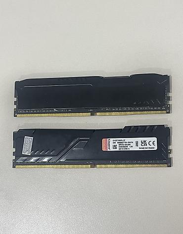 Operativ yaddaş (RAM): Operativ yaddaş (RAM) Kingston, 8 GB, 3200 Mhz, DDR4, PC üçün, İşlənmiş — 2