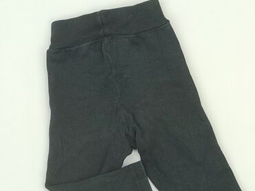 czapka z daszkiem i siatka: Baby material trousers, 3-6 months, 62-68 cm, condition - Good