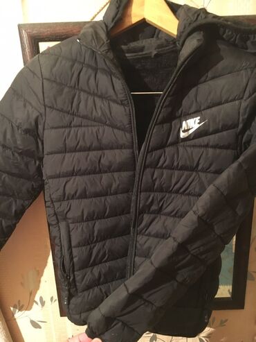 Свитера: Мужская куртка, Болонка, Зимняя, Nike, S