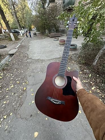 esp ltd: Акустическая гитара типа дредноут с вырезом (cutaway), 6 струн — 1