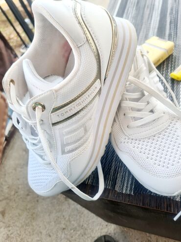 Women's Sneakers and athletic shoes: Tommy Hilfiger, 40, bоја - Bela — 11