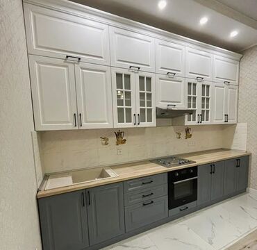 Sifarişlə mətbəx mebeli: Mətbəx mebellərinin sifarişi Mətbəx mebellərinin birbaşa mebel — 13