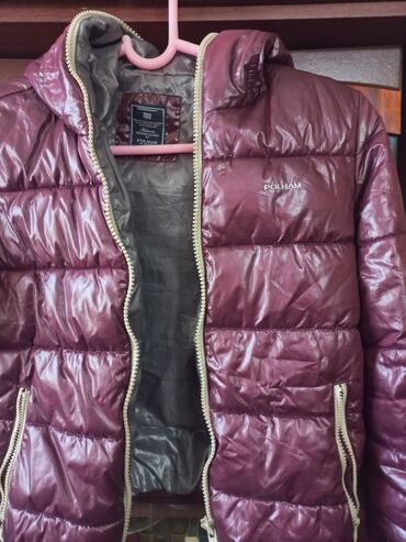 зимная куртка: Пуховик, Длинная модель, Корея, С капюшоном, S (EU 36), M (EU 38), L (EU 40)