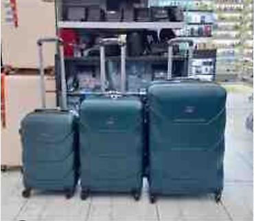 Çamadanlar: Sərt korpuslu çamadan dəstləri - Material: yüngül və davamlı ABS/sərt — 4