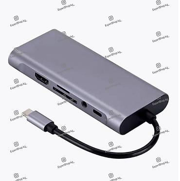 Другие аксессуары для компьютеров и ноутбуков: Хаб Type-C 11-in-1, док-станция, разветвитель, адаптер с 11 различными — 6