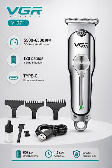 Trimmer VGR 071 600mAh / Cord/Cordles 🆕Bütün məhsularımız Yenidir və