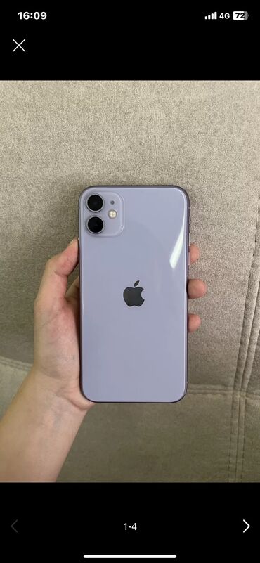 iphone x icloud: IPhone 11, Б/у, 64 ГБ, Deep Purple, Защитное стекло, Чехол, 90 %