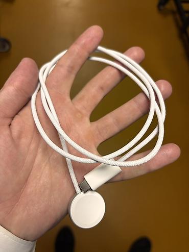 smart saat sumqayit: Apple watch kabeli simsiz. Originaldır və ümumiyyətlə istifadə — 1