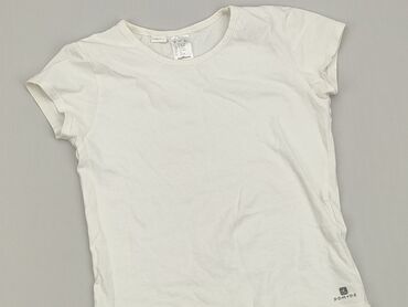 koszulki biale: T-shirt, 8 years, 122-128 cm, condition - Good