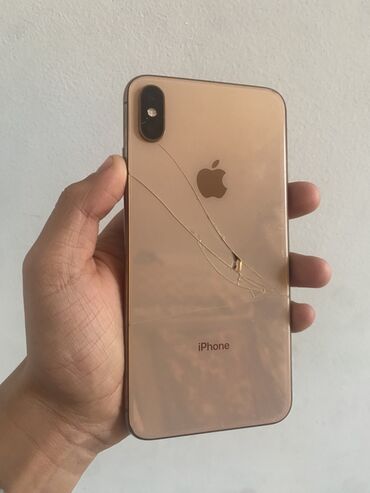 Apple iPhone: IPhone Xs Max, Б/у, 256 ГБ, Золотой, Чехол, 100 % — 8