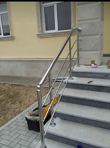 kazirok naves: Yeni Pilləkən məhəccəri, Paslanmaz polad — 5