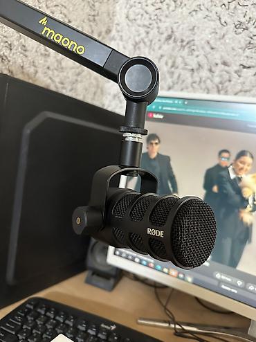 бу чехол: Срочно Продаю 🚨🚨🚨Динамический микрофон RØDE PodMic + настольный — 6