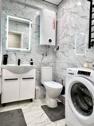 Посуточная аренда квартир: 1 комната, Душевая кабина, Постельное белье, Кондиционер — 11