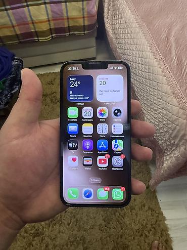 prodat iphone: IPhone 13, 128 GB, Midnight, Face ID, Simsiz şarj, Sənədlərlə — 3