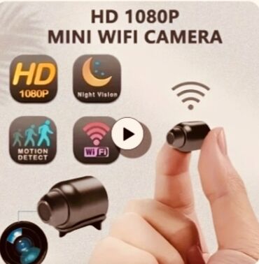 Wi-Fi ve Gece Çekimi İşlevine Sahip X5 HD 1080P Kablosuz Mini Güvenlik