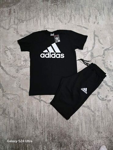 Bermude, 2XL (EU 56), Adidas, bоја - Crna, Pamuk