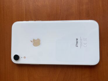 чехлы на айфон 7 8: IPhone Xr, Б/у, 64 ГБ, Белый, Защитное стекло, Чехол, Коробка, 78 %