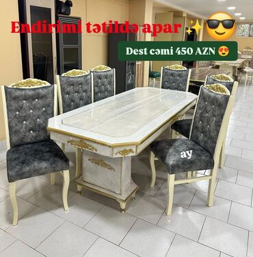 tek stollar: Masa desti