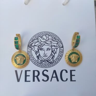 детский комплект шапка и шарф: Versace sırqa qolbaq dəsti orginal qutusu ilə