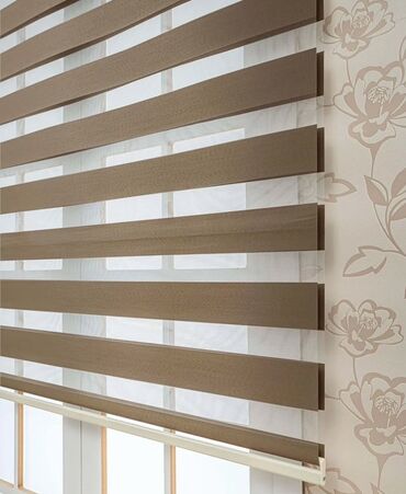 Жалюзи и рольшторы: Рулонные шторы с горизонтальными полосами, чередующимися по цвету at lalafo.kg — 6 Жалюзи и рольшторы: Рулонные шторы с горизонтальными полосами, чередующимися по цвету — 6