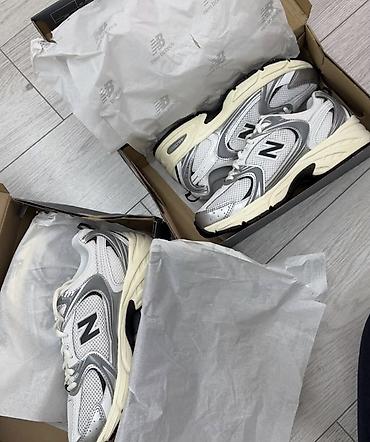 пол ботинки: Мужские кроссовки, 42.5, New Balance, Новый, цвет - Белый, Самовывоз, Платная доставка — 4